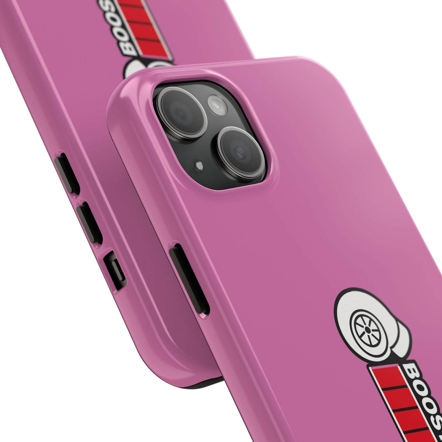 Pink Boost Loading Tough Phone Case for iPhone or Samsung phones