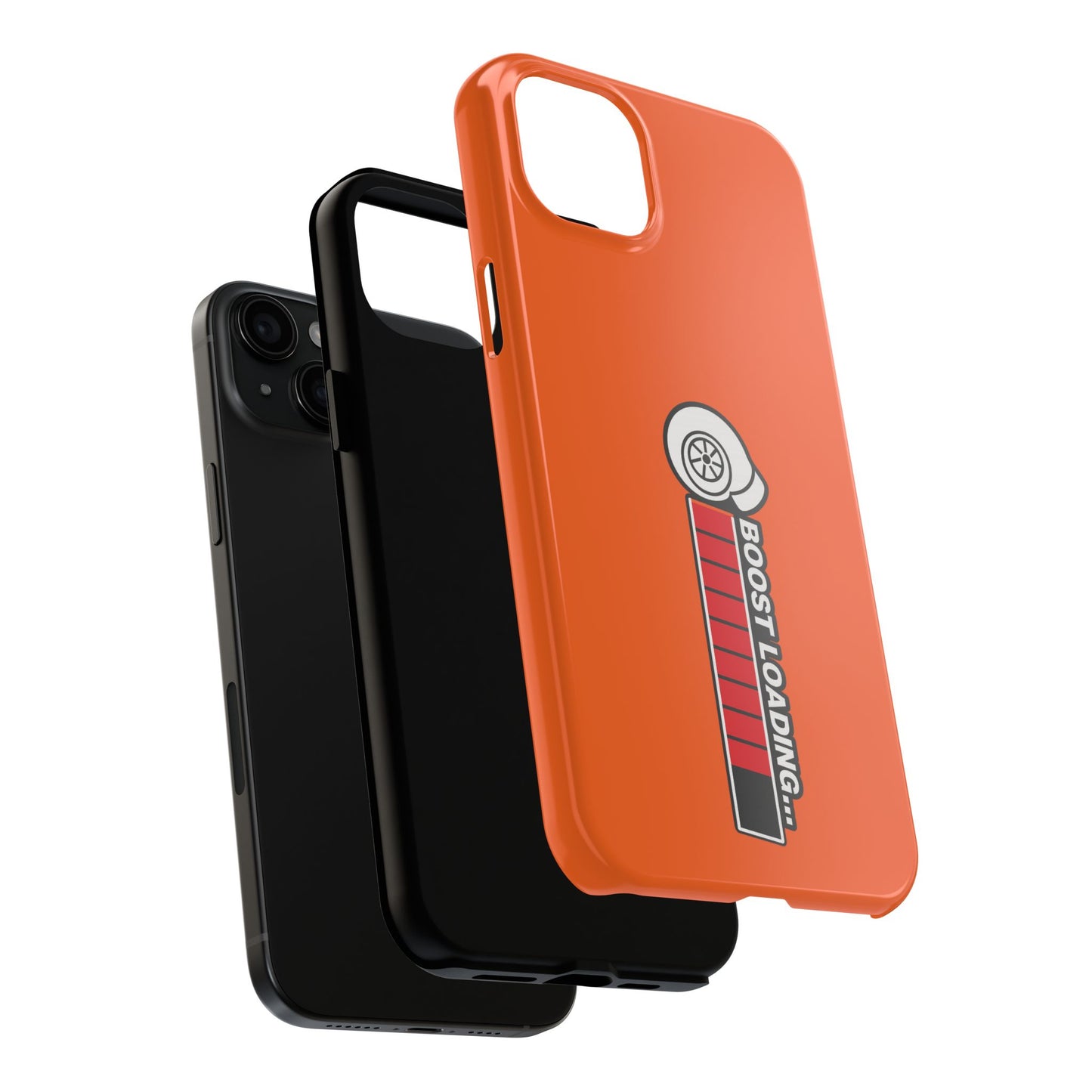 Orange Boost Loading Tough Phone Case for Car iPhone or Samsung phones