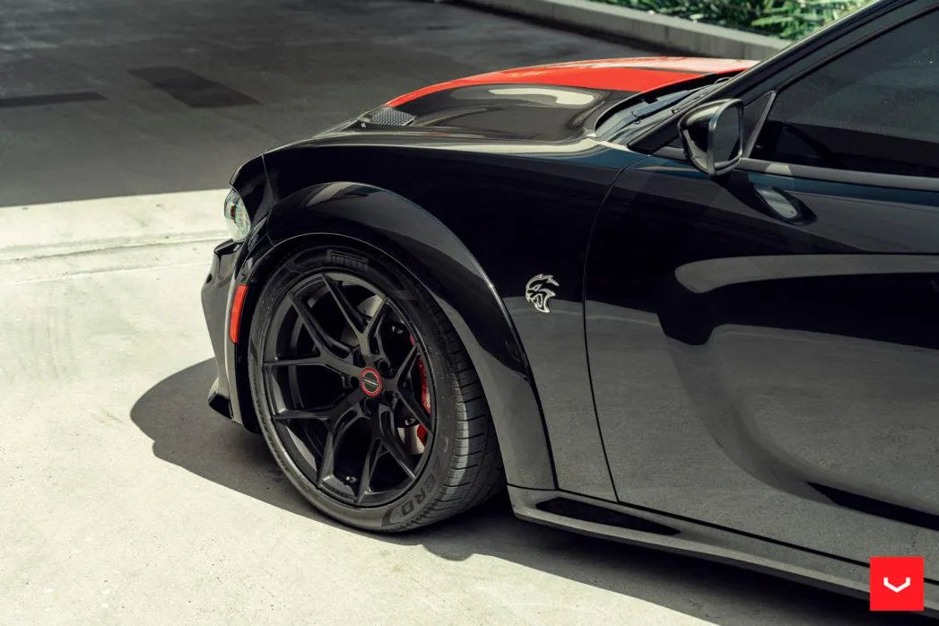 Vossen HF-5 Gloss Black Wheel Dodge Charger/ Challenger/ 300