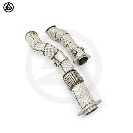 BMW X3M F97 F98 G80 G82 G86 S58 Catless Downpipes High-Performance Stainless Steel Turbo Down Pipes for Maximum HP & Sound