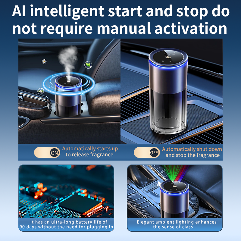 Car Air Freshener Diffuser – Long-Lasting Essential Oil Vent Clip for Auto, Truck & SUV – Aromatherapy Scent for Odor Elimination