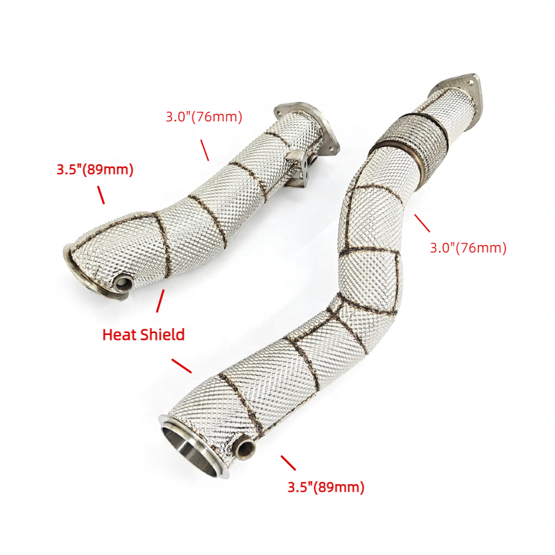 BMW X3M F97 F98 G80 G82 G86 S58 Catless Downpipes High-Performance Stainless Steel Turbo Down Pipes for Maximum HP & Sound