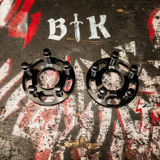 RVNG 5x112 & 5x120 Wheel Spacers with Extended Lug Bolts – 12.5mm / 15mm Hubcentric Spacers for BMW F & G Series