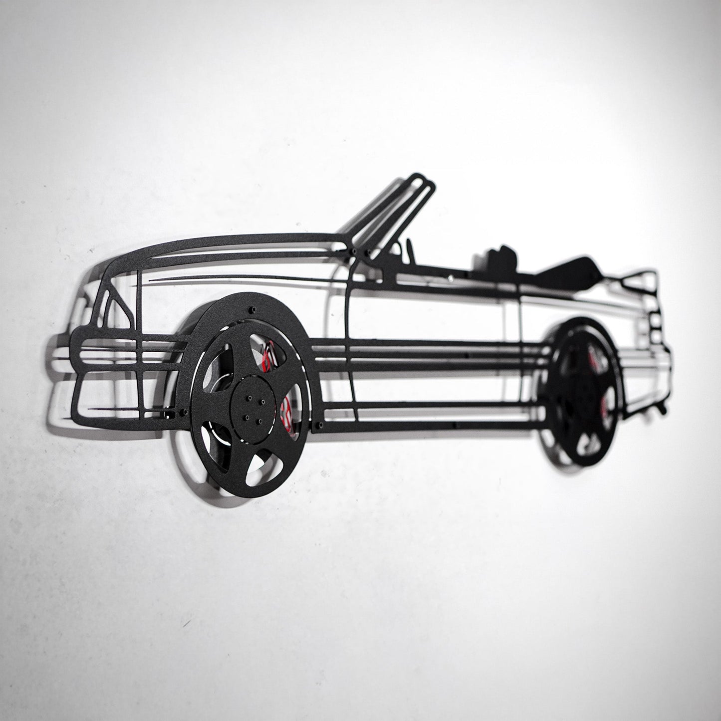 1993 Mustang GT Convertible Wall Art – Steel & Spinning Wheels-KAFMEKA002