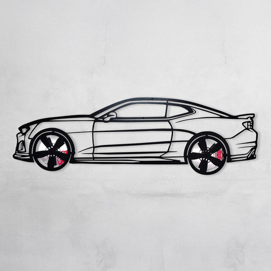 2019 Camaro ZL1 Metal Wall Art – Spinning Wheels Muscle Decor-KAFMEKA005