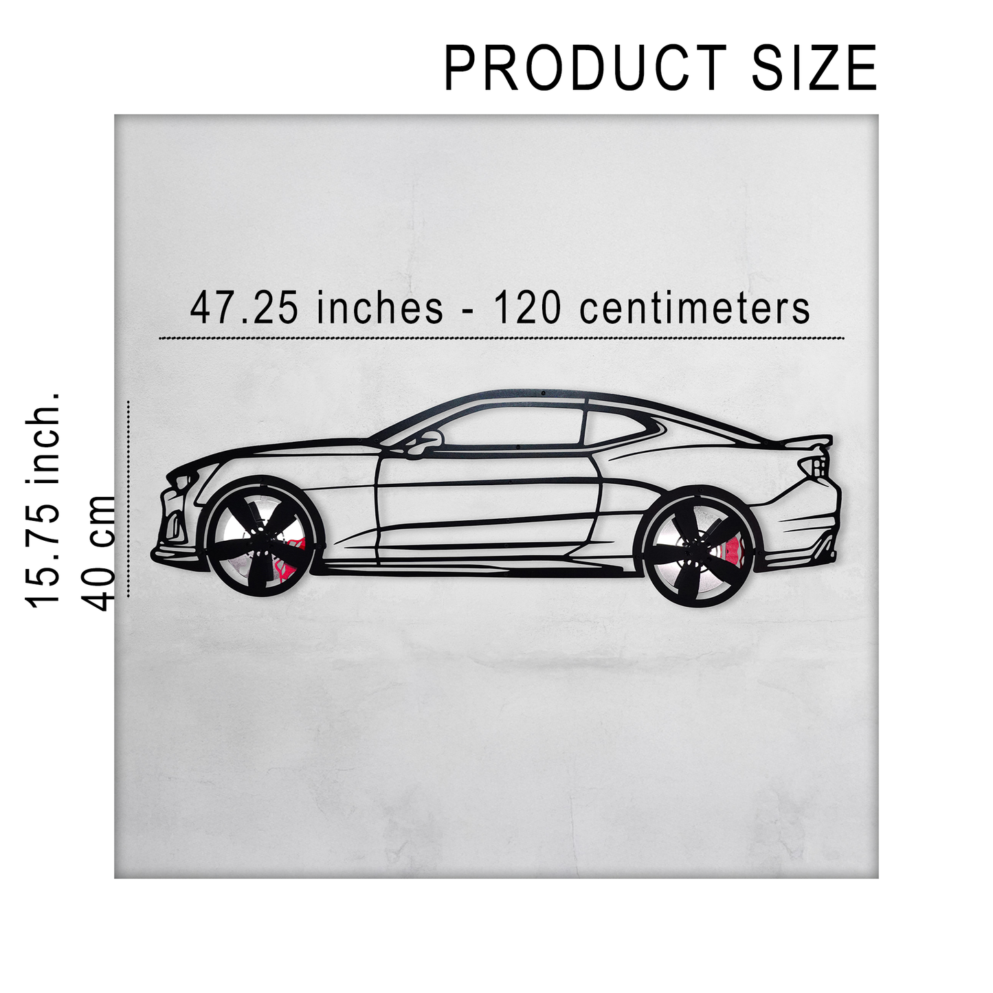 2019 Camaro ZL1 Metal Wall Art – Spinning Wheels Muscle Decor-KAFMEKA005